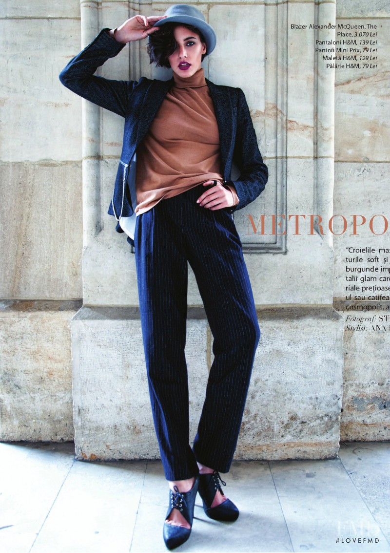 Aida Blue Becheanu featured in Metropolitan, October 2012