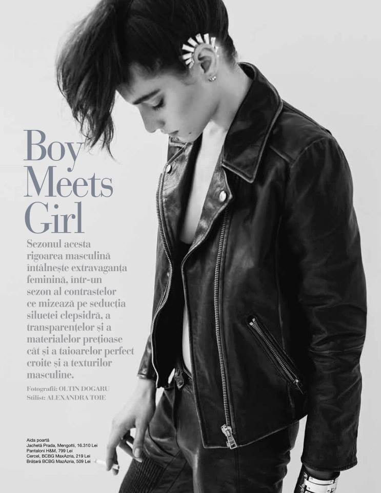 Aida Blue Becheanu featured in Boy Meets Girl, October 2013