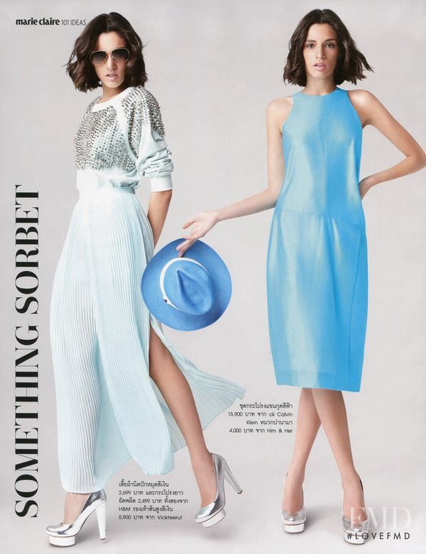 Aida Blue Becheanu featured in Something Sorbet, June 2013