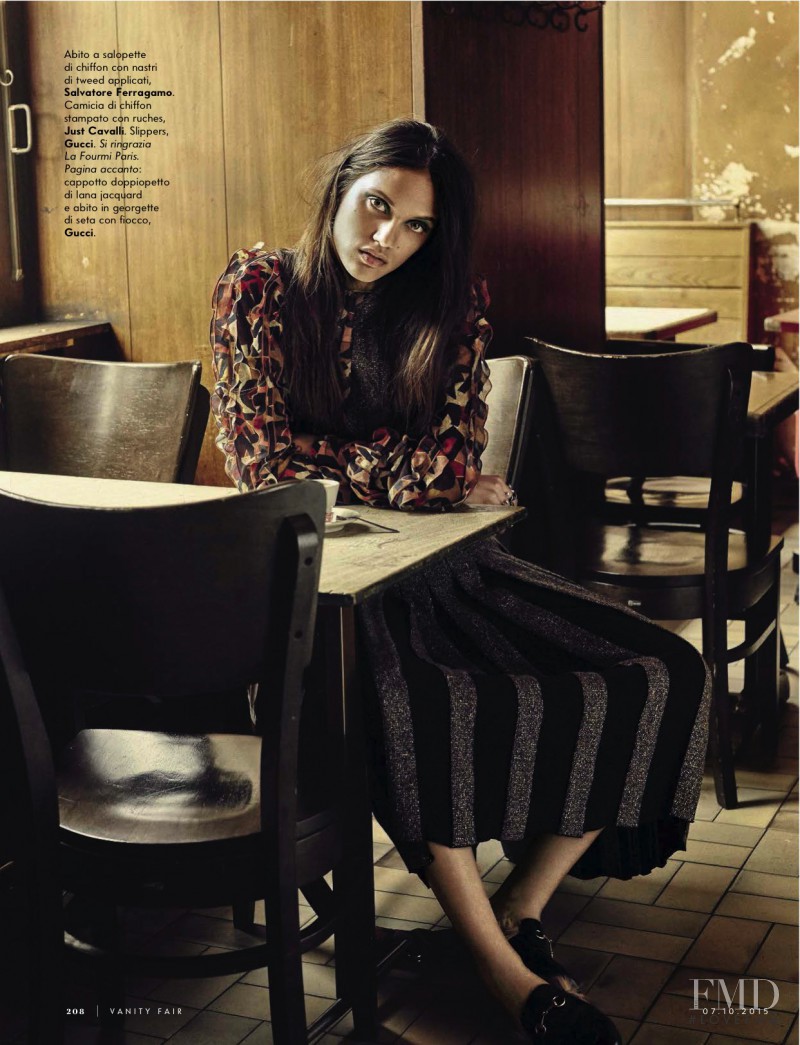 Dalianah Arekion featured in Parisienne, October 2015