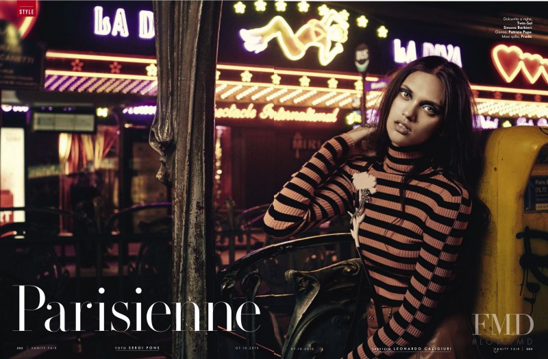 Dalianah Arekion featured in Parisienne, October 2015