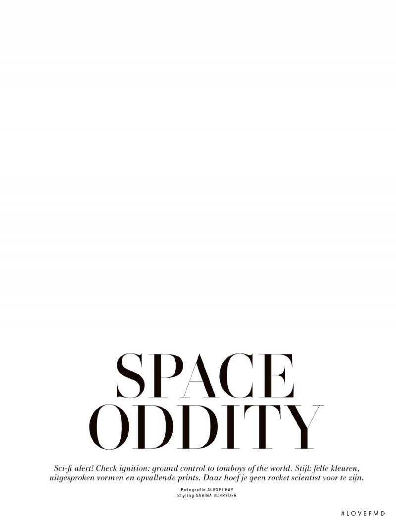 Bette Franke featured in Space Oddity, September 2014