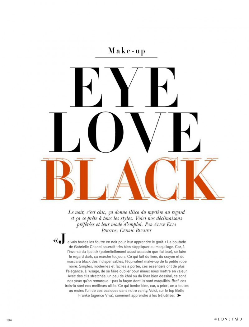 Eye Love Black, January 2015