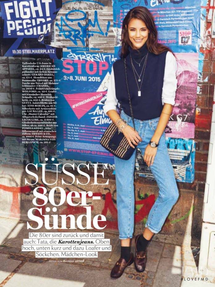 Anja Leuenberger featured in Süsse 80er Sünde, September 2015