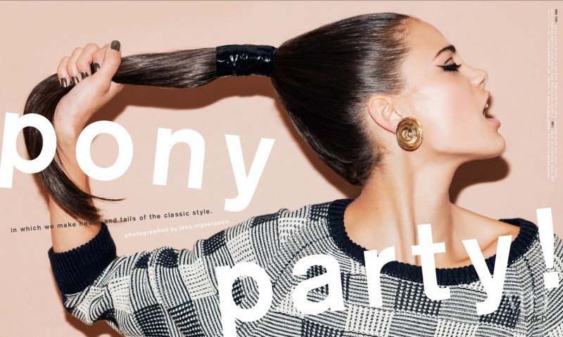 Anja Leuenberger featured in Pony Party, November 2013