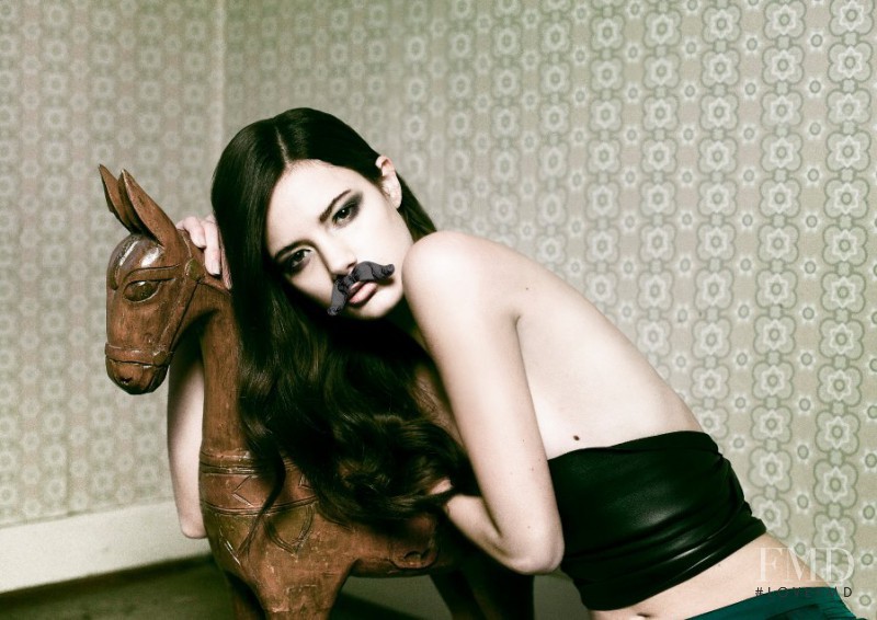 Anja Leuenberger featured in Misses Moustache, May 2012