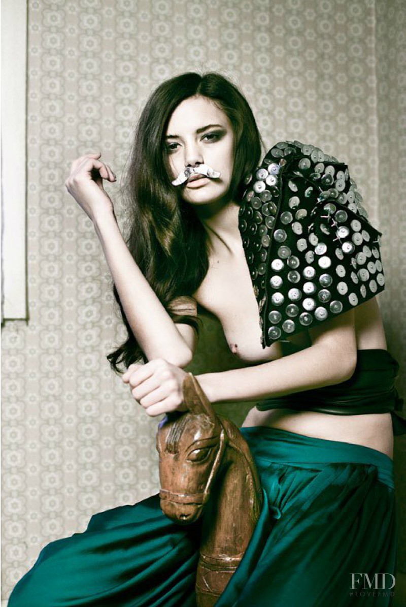 Anja Leuenberger featured in Misses Moustache, May 2012