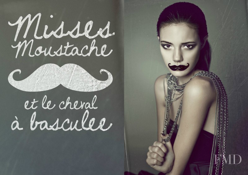 Anja Leuenberger featured in Misses Moustache, May 2012