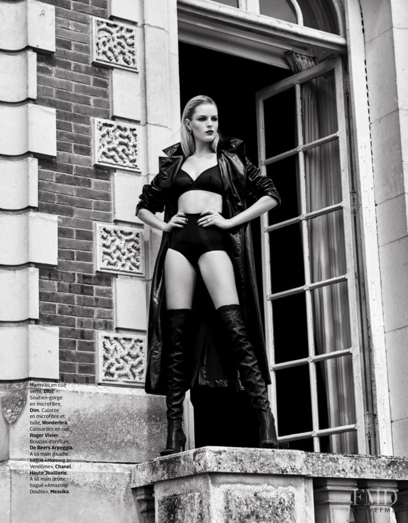 Linnea Regnander featured in Les Dessous Du Pouvoir, November 2015