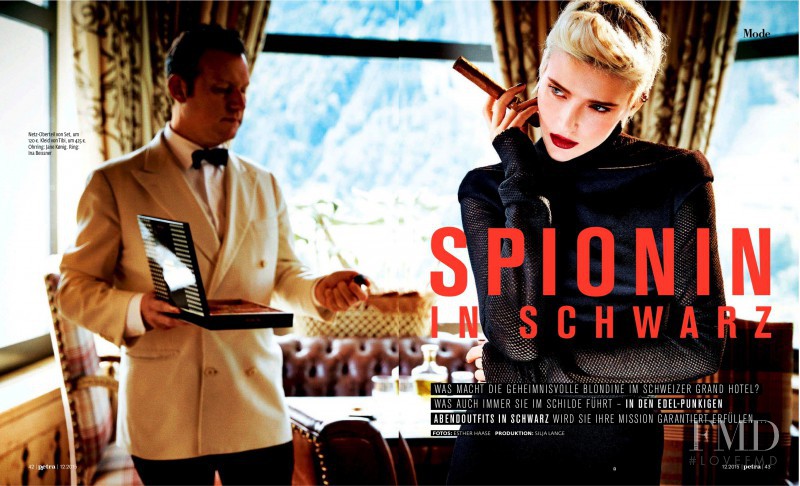 Nastya Belochkina featured in Spionin In Schwarz, December 2015