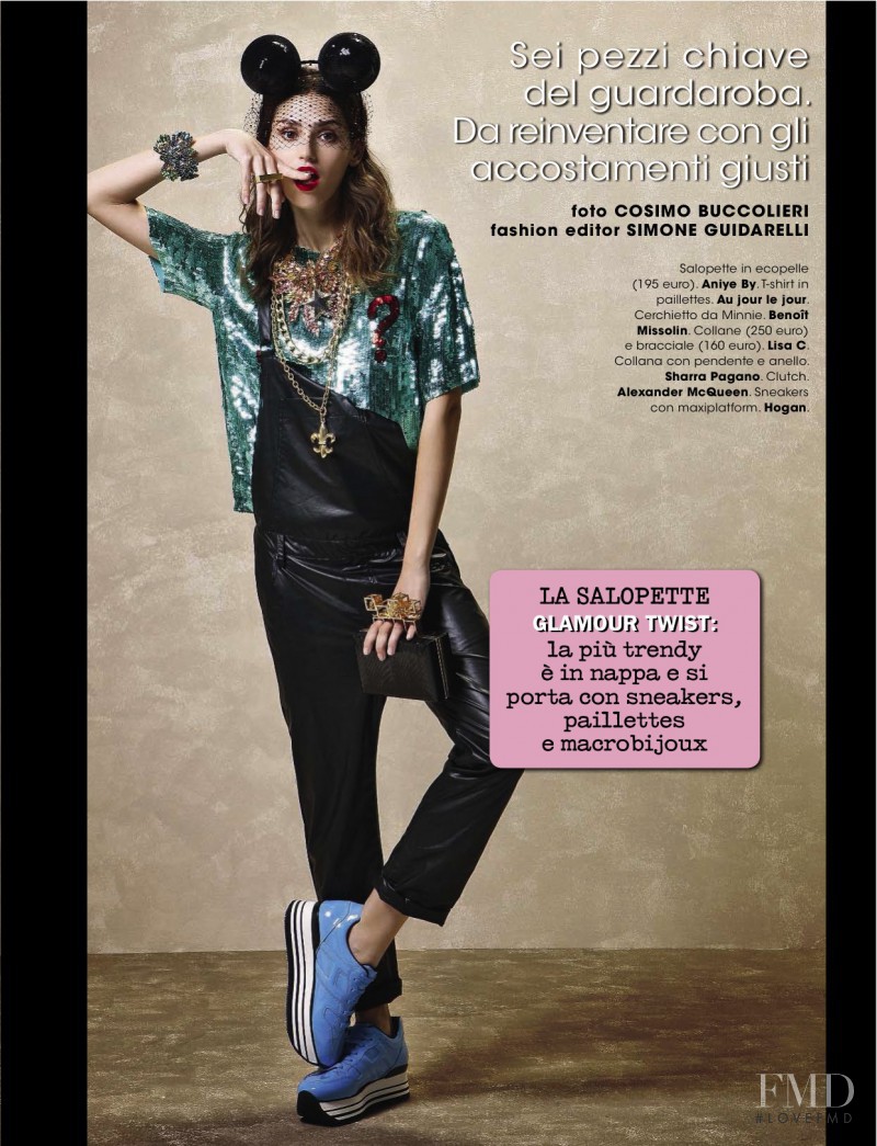 Iuliia Danko featured in Questione di styling, November 2015