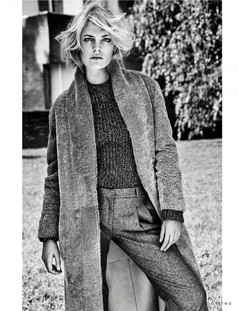 Leah de Wavrin featured in Lana, cashmere, tweed, November 2015