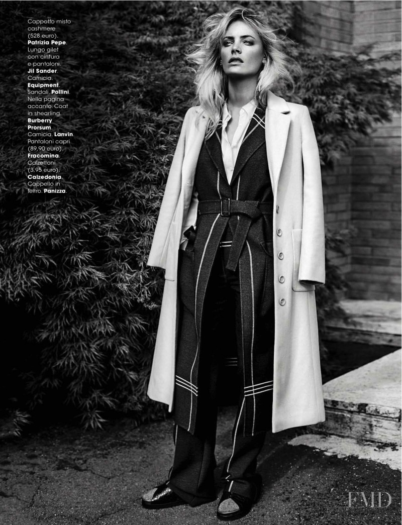 Leah de Wavrin featured in Lana, cashmere, tweed, November 2015