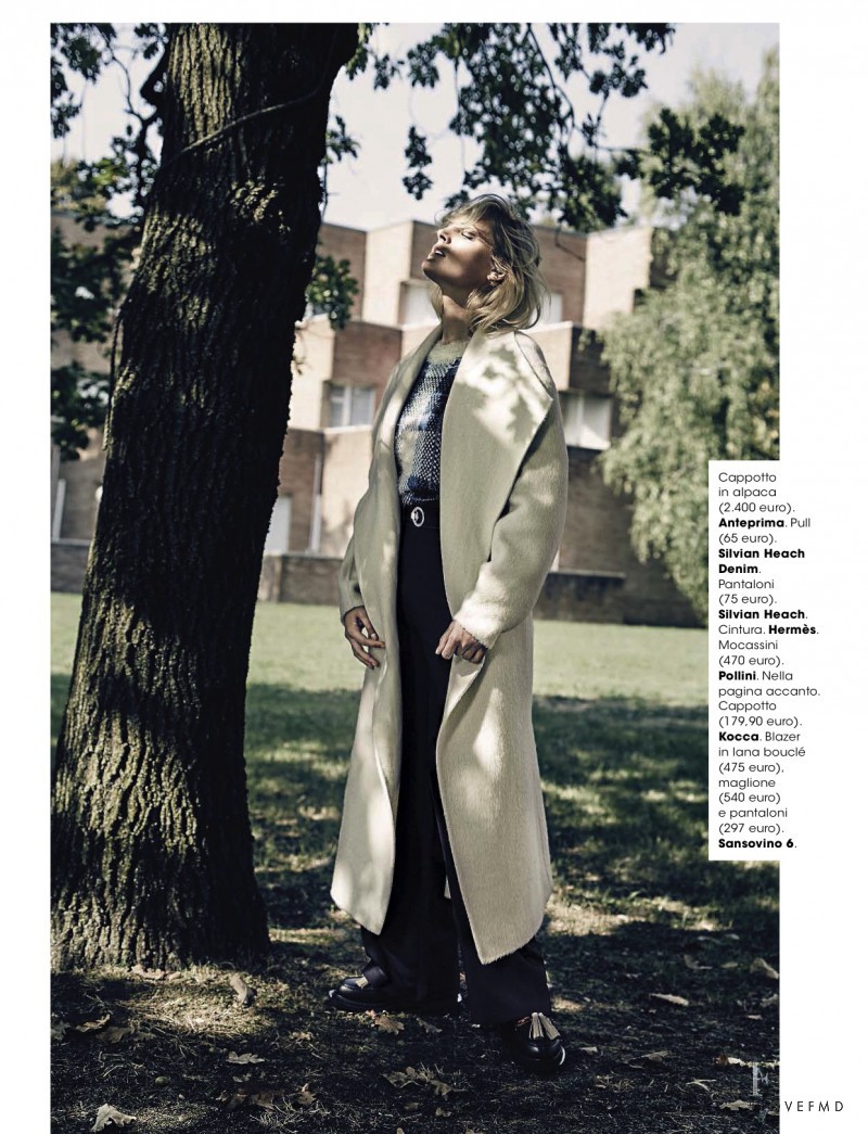 Leah de Wavrin featured in Lana, cashmere, tweed, November 2015