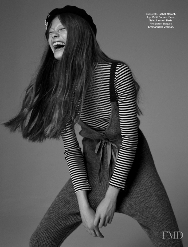 Manon Thiery featured in Jolie Mome, December 2015