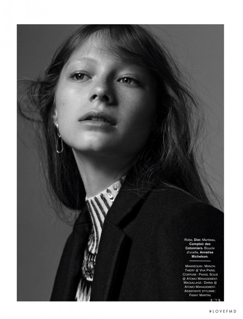 Manon Thiery featured in Jolie Mome, December 2015