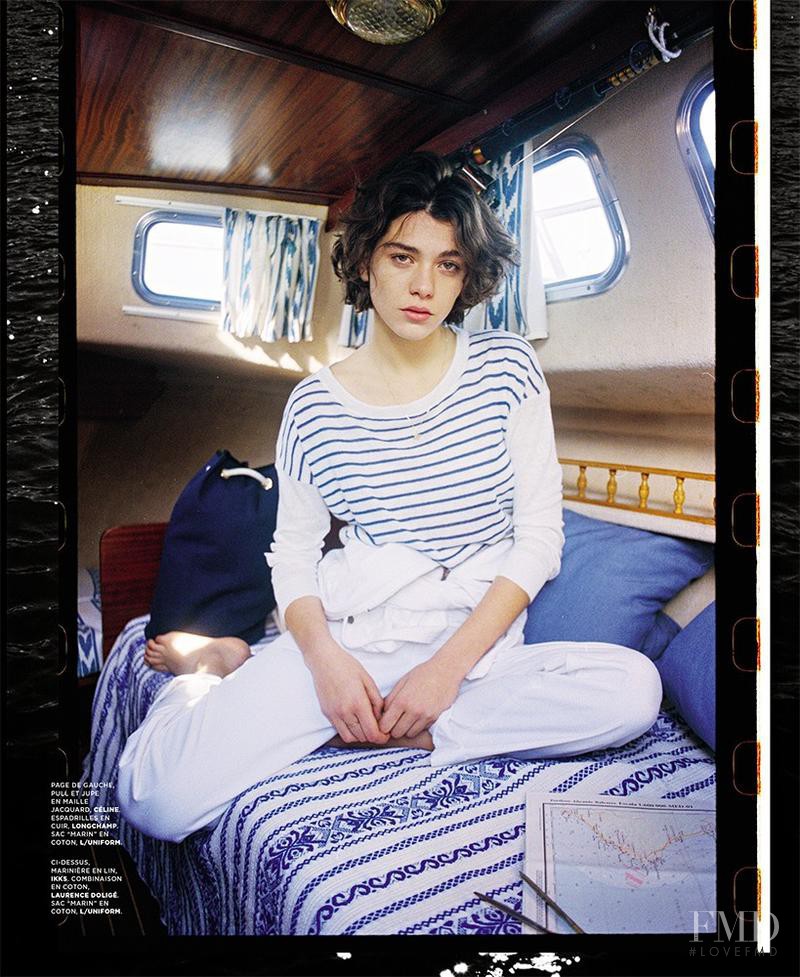 Steffy Argelich featured in Le Marin, February 2015