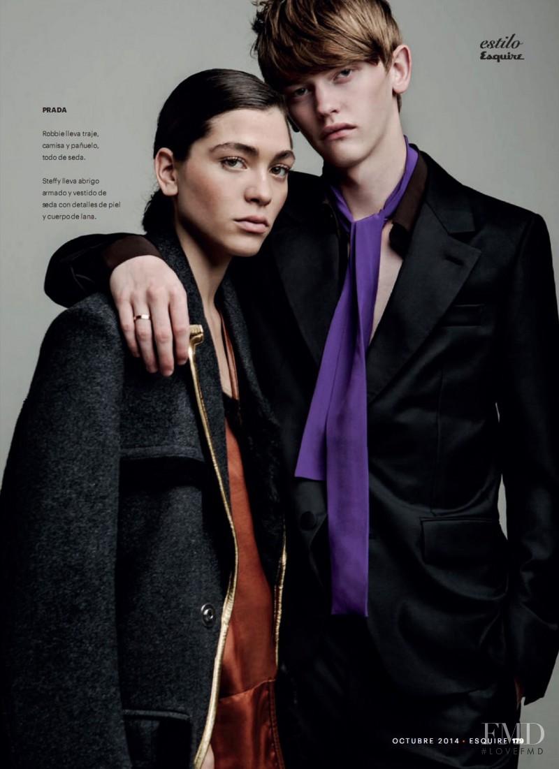 Steffy Argelich featured in Esquire Spain - October 2014"Do Not Abandon Me", October 2014
