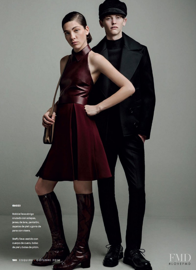 Steffy Argelich featured in Esquire Spain - October 2014"Do Not Abandon Me", October 2014