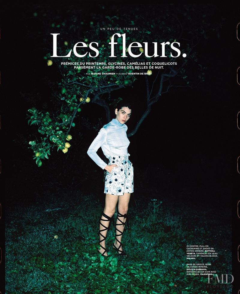 Steffy Argelich featured in Les fleurs, June 2015