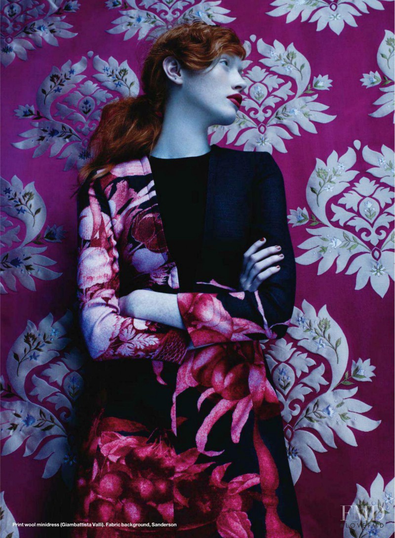 Chantal Stafford-Abbott featured in Floral Fantasy, September 2011