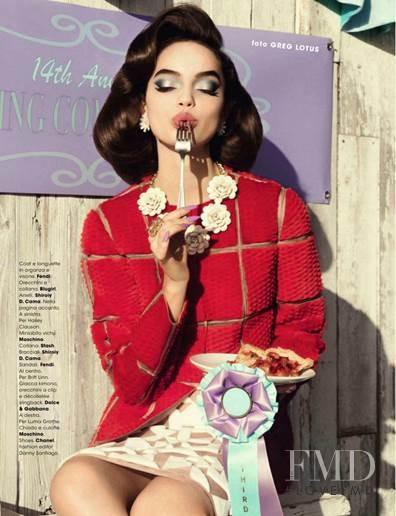 Luma Grothe featured in In Forma Perfetta, April 2015