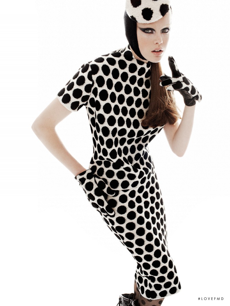 Julia Saner featured in Fall\'s Graphic Prints, November 2011