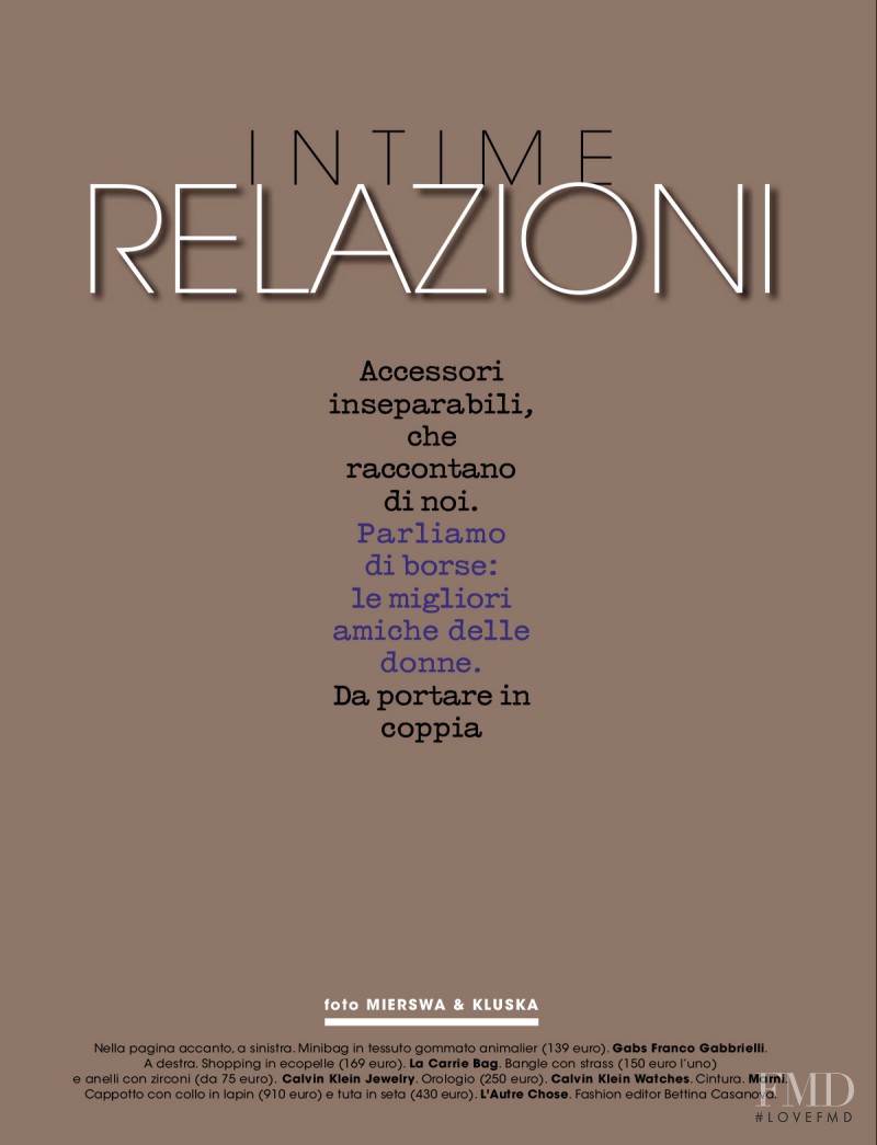 Intime Relazioni, October 2015