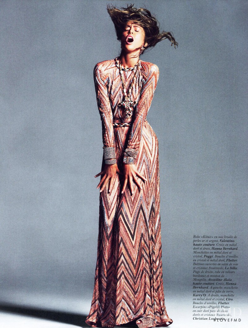 Raquel Zimmermann featured in Haute Couture, November 2011