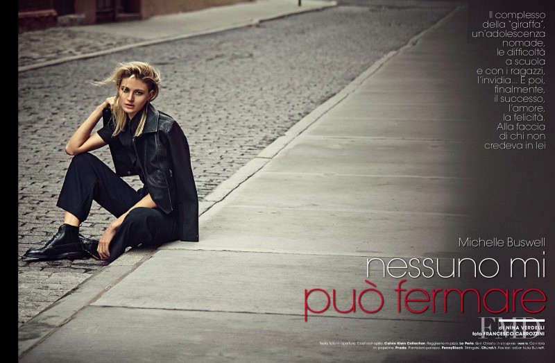 Michelle Buswell featured in Nessuno Mi Puo Fermare, September 2015