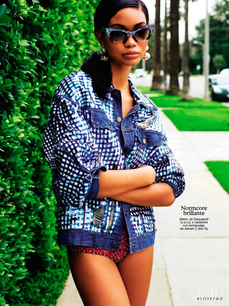 Chanel Iman featured in Quedamos En El Beach Club, July 2015