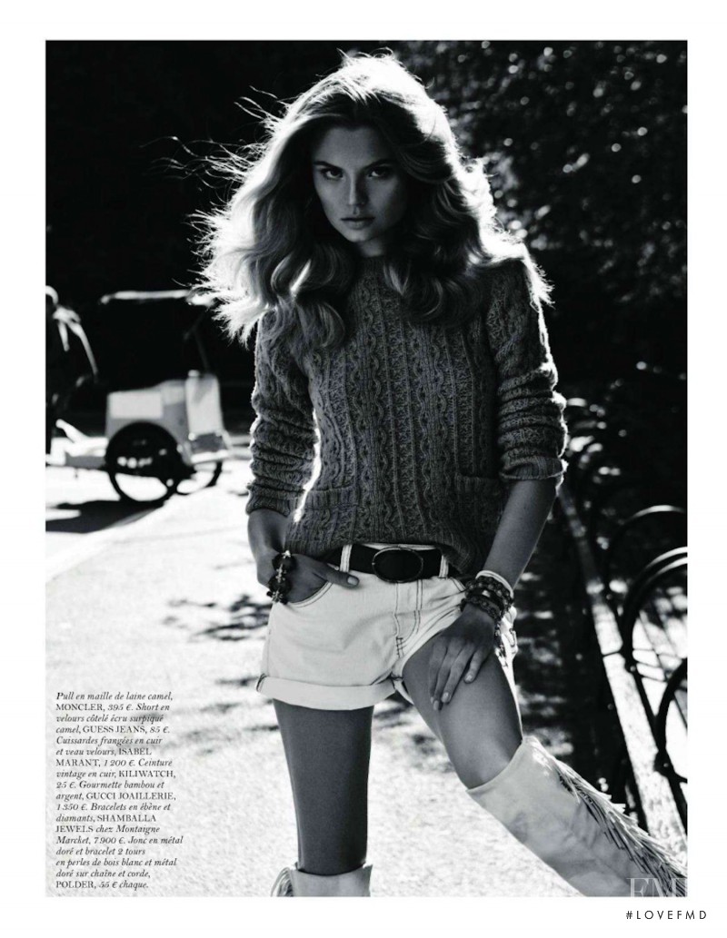 Magdalena Frackowiak featured in De Brut En Blanc, November 2011