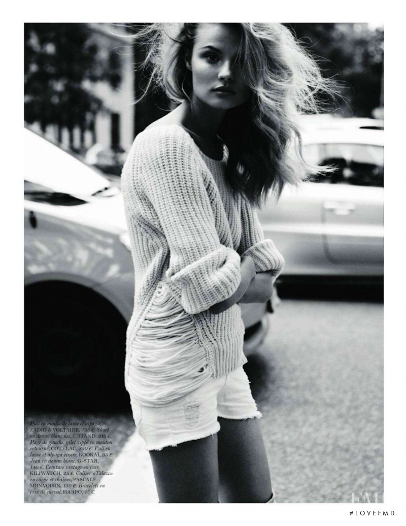 Magdalena Frackowiak featured in De Brut En Blanc, November 2011