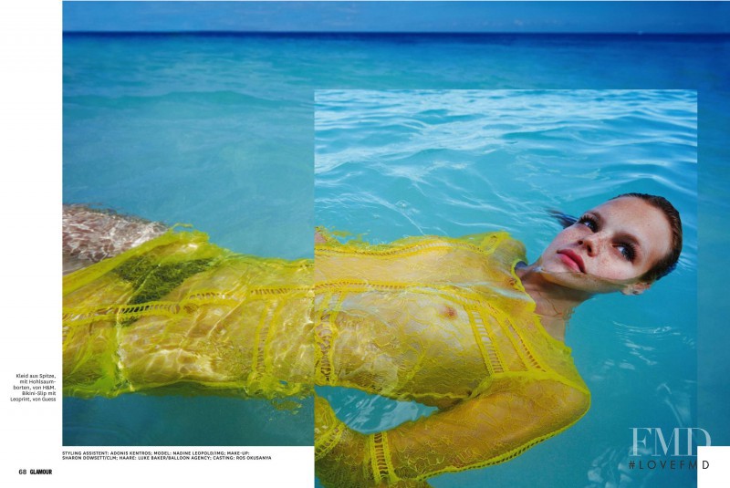 Nadine Leopold featured in Water World, July 2015