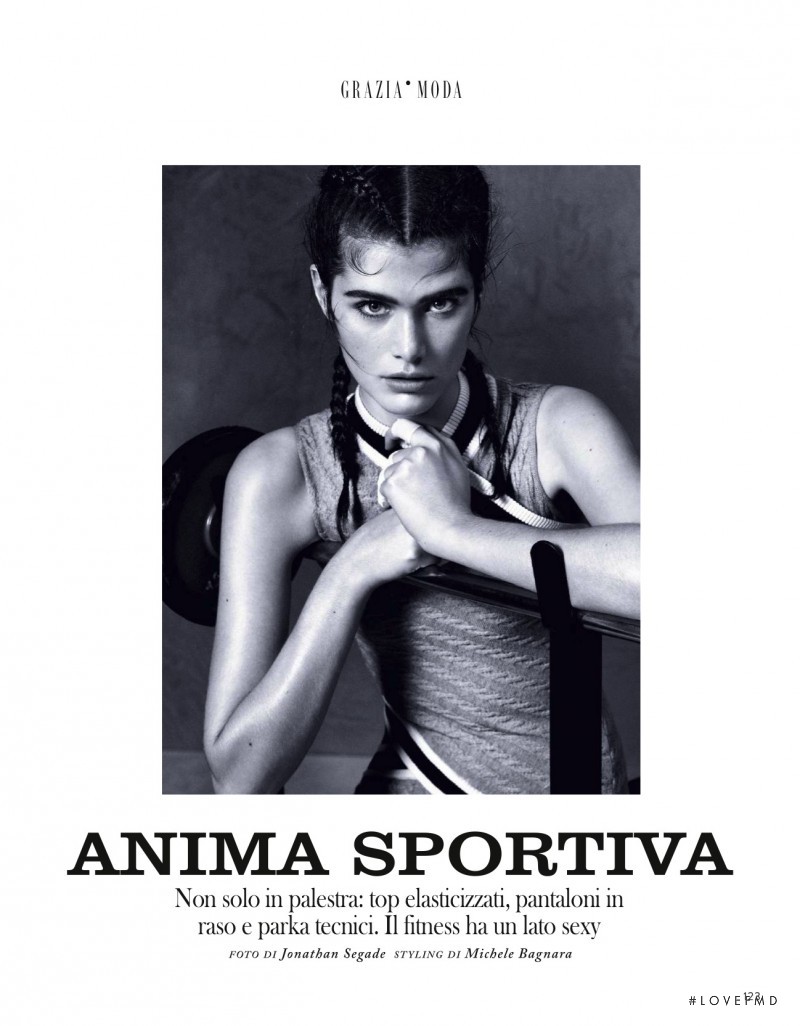 Kiki Boreel featured in Anima sportiva, November 2015