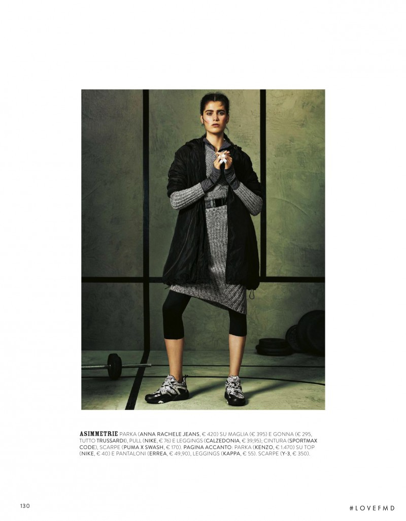 Kiki Boreel featured in Anima sportiva, November 2015