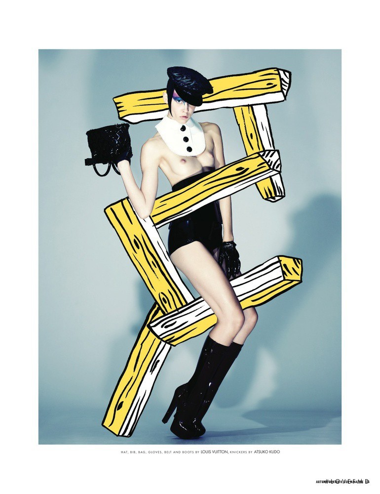 Marike Le Roux featured in Louis Vuitton, September 2011