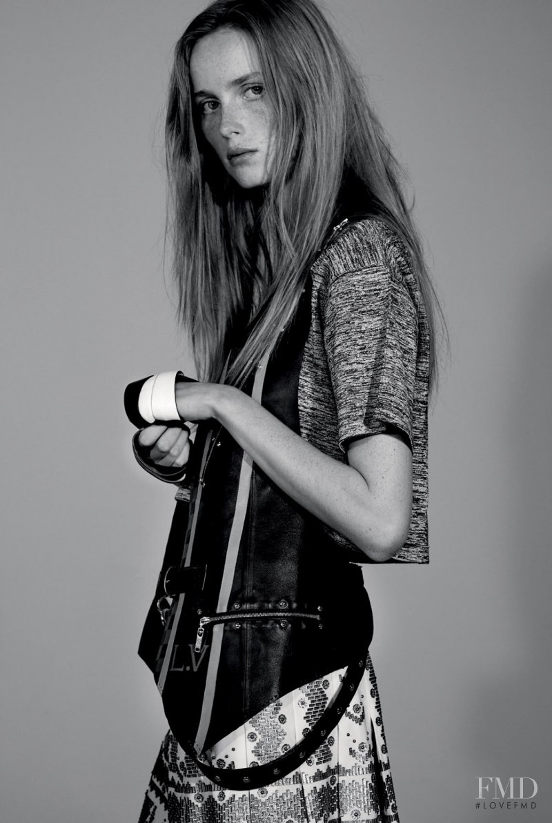 Rianne Van Rompaey featured in Nicolas Ghesquière, December 2015