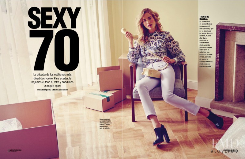 Elise Aarnink featured in Sexy 70, December 2015