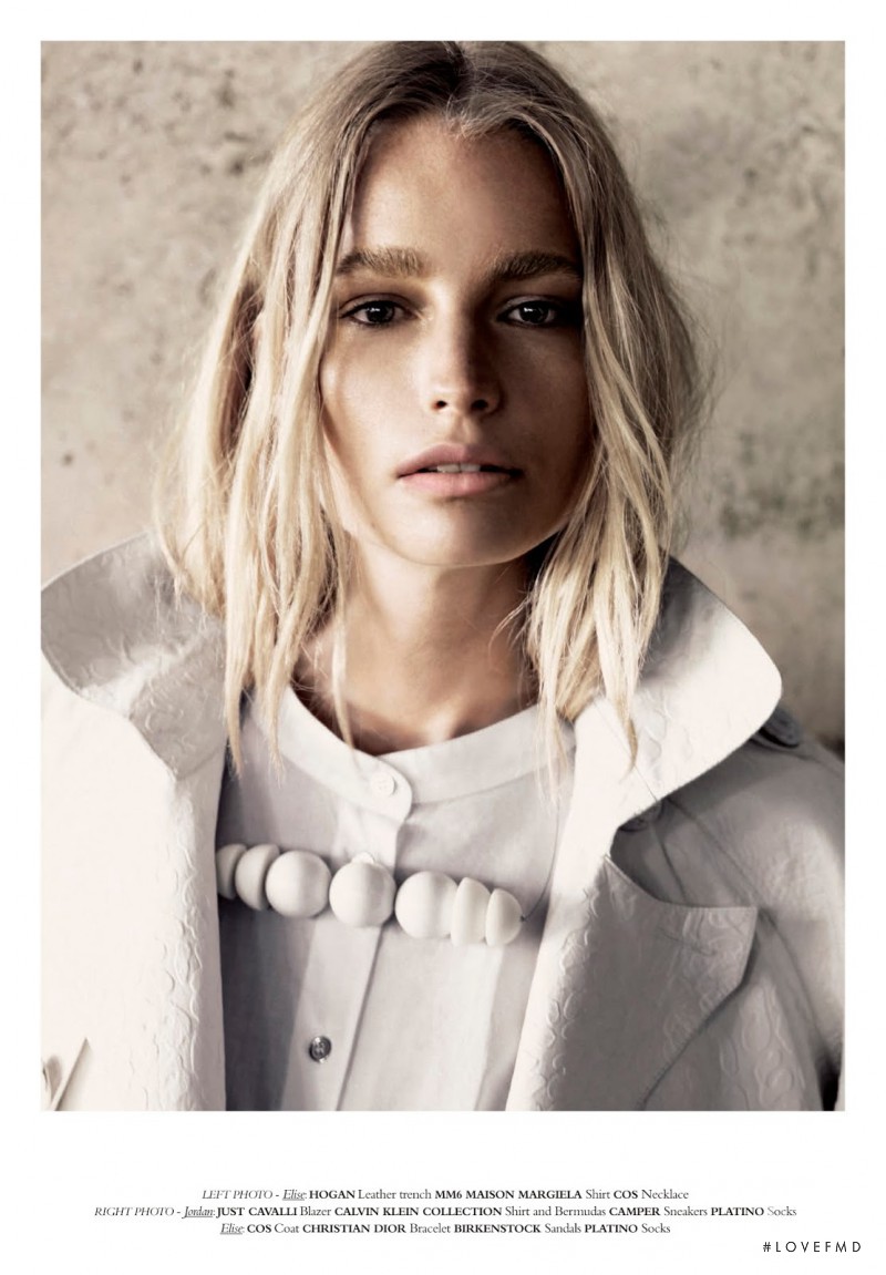 Elise Aarnink featured in Absolutely White, July 2015