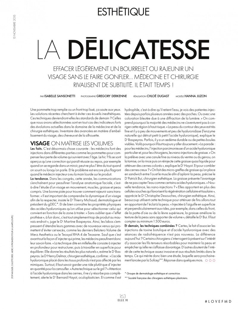 La Delicatesse, November 2015