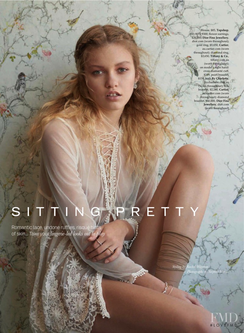 Maggie Laine featured in Sitting Pretty, December 2015