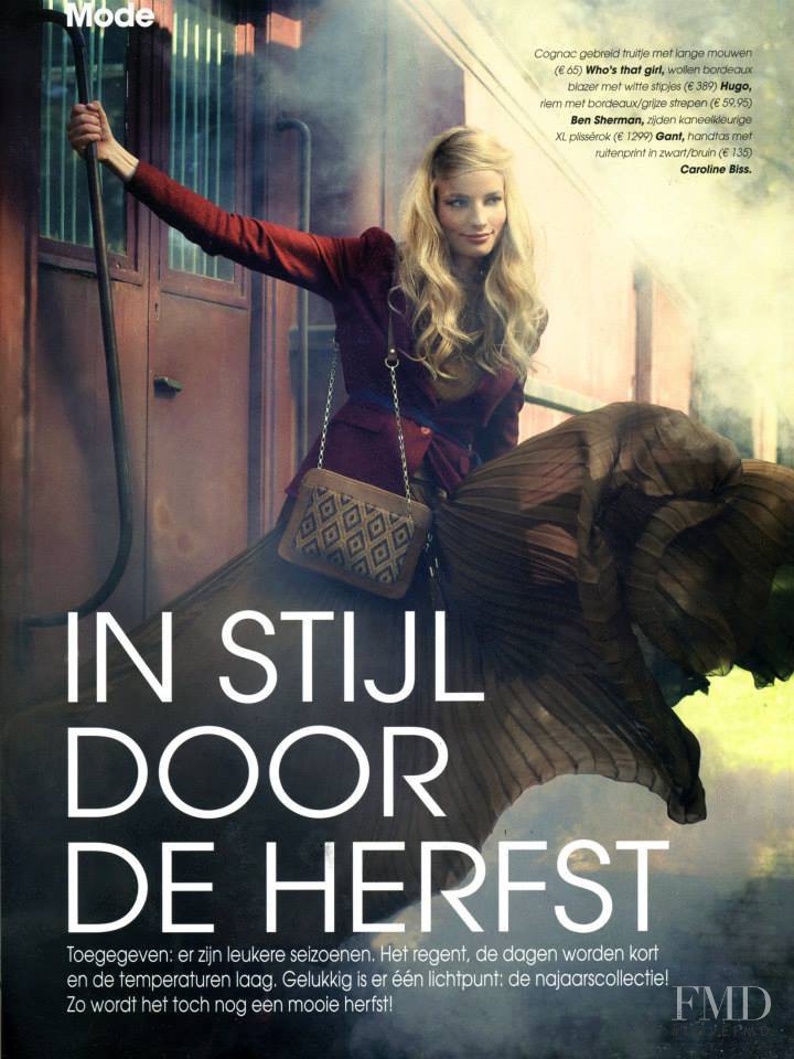 Elise Aarnink featured in In Stijl Door De Herfst, November 2013