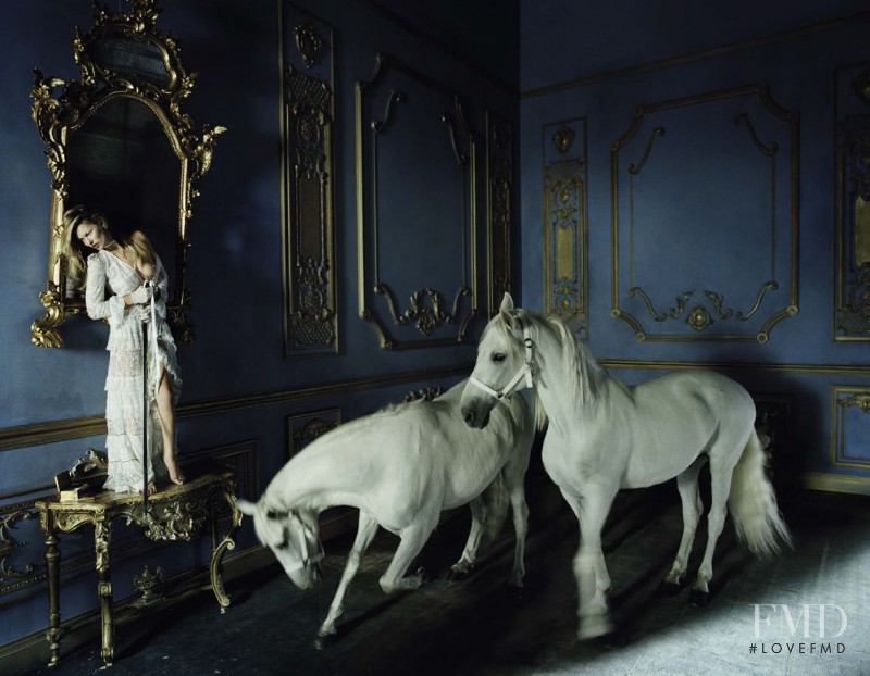 Kate Moss featured in Beauty And The Beast, December 2015