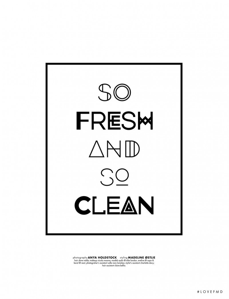 So Fresh And So Clean, September 2014