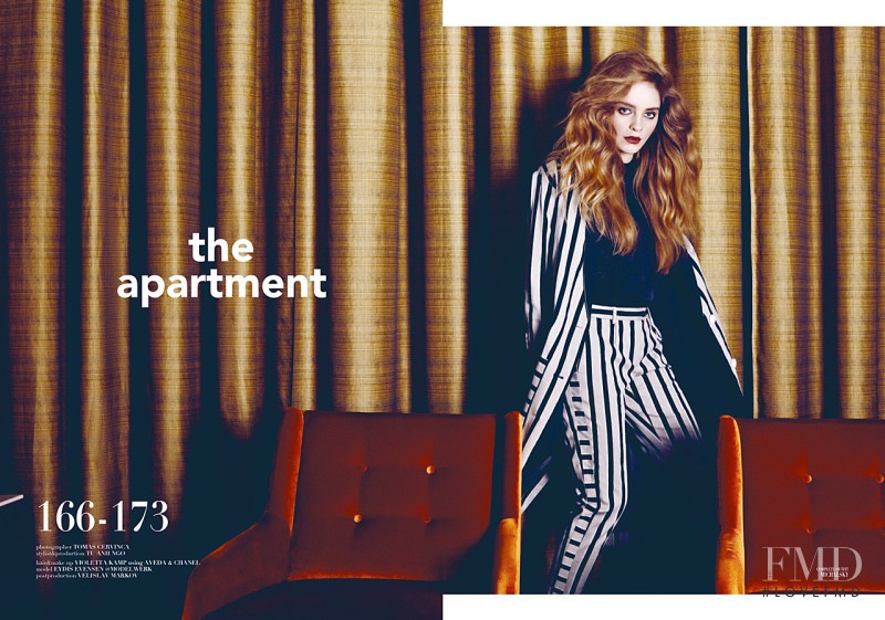 Eydis Evensen featured in The Apartment, August 2015