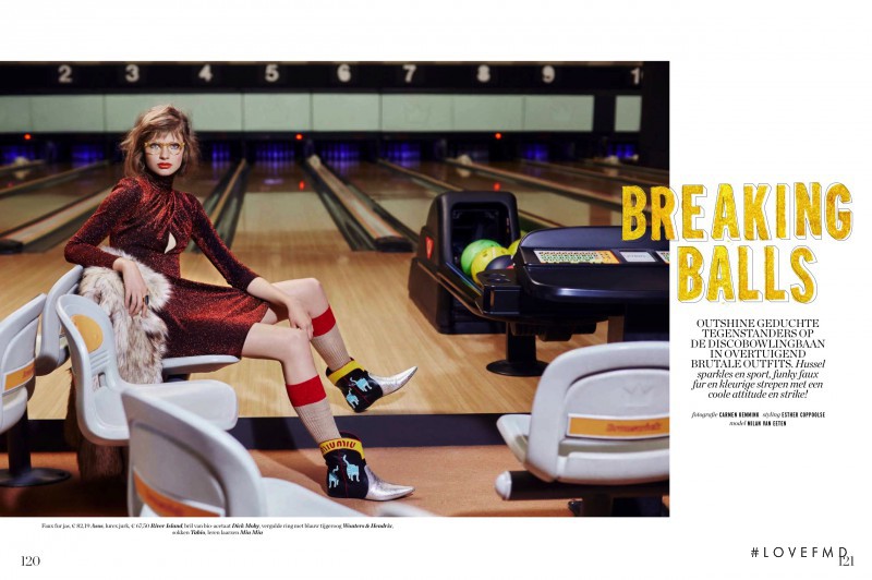 Mila van Eeten featured in Breaking balls, December 2015