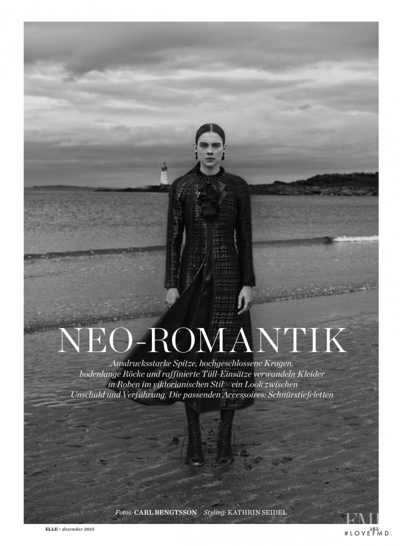 Kim Noorda featured in Neo Romantik, December 2015