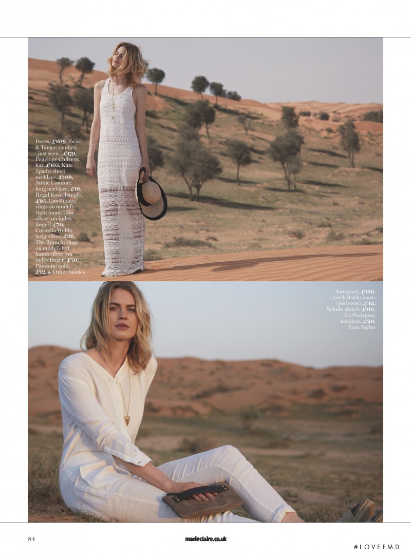 Felicity Peel featured in Carte Blanche, May 2015