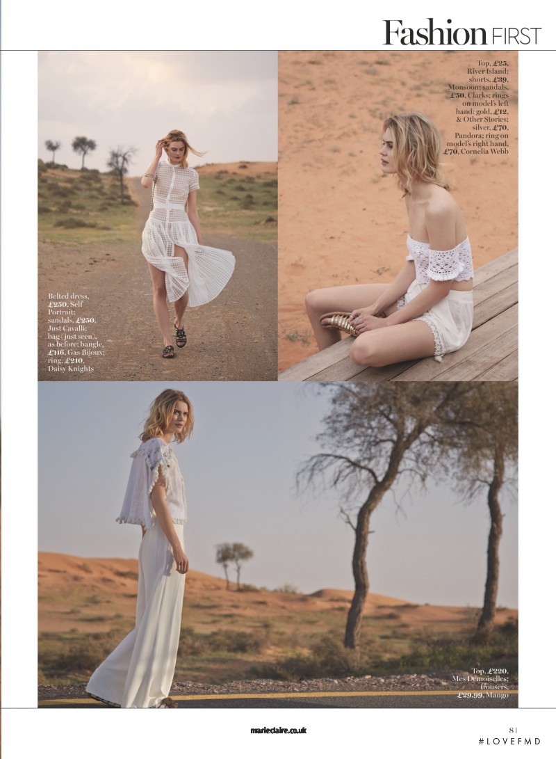 Felicity Peel featured in Carte Blanche, May 2015